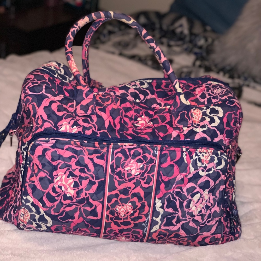 Vera Bradley katalina pink weekender travel bag